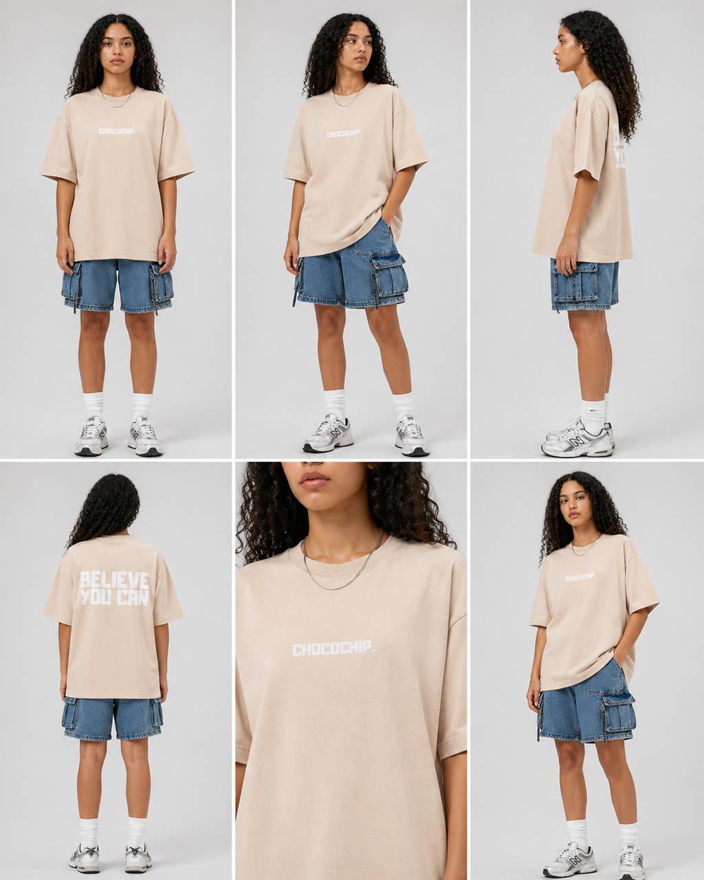 BELIEVE YOU CAN - Premium Oversized Round Neck T-Shirt Unisex