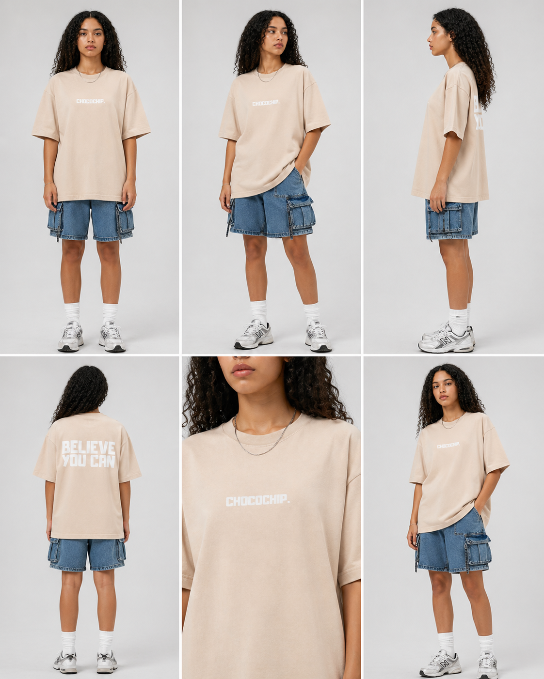 BELIEVE YOU CAN - Premium Oversized Round Neck T-Shirt Unisex