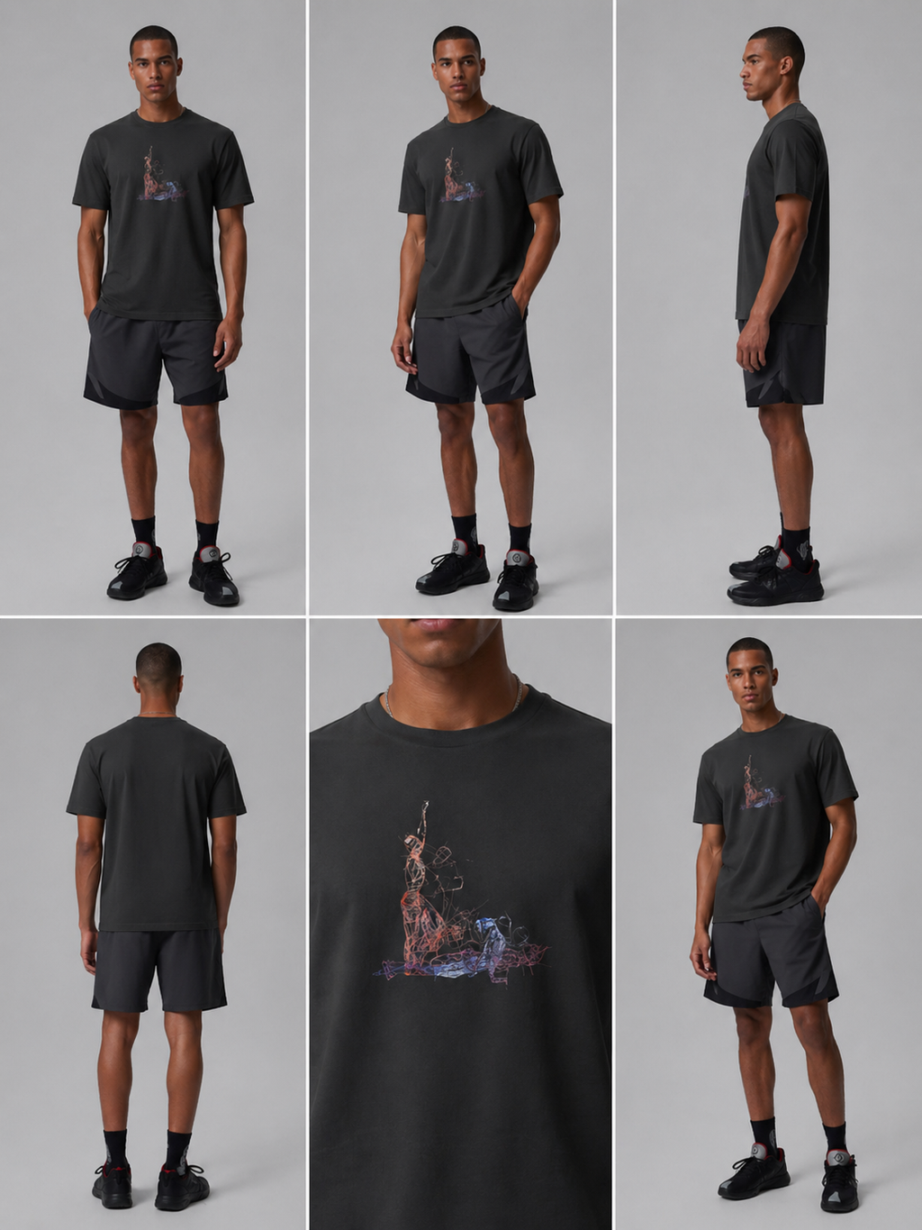 RISE OVER — Classic Regular Fit T-Shirt Men