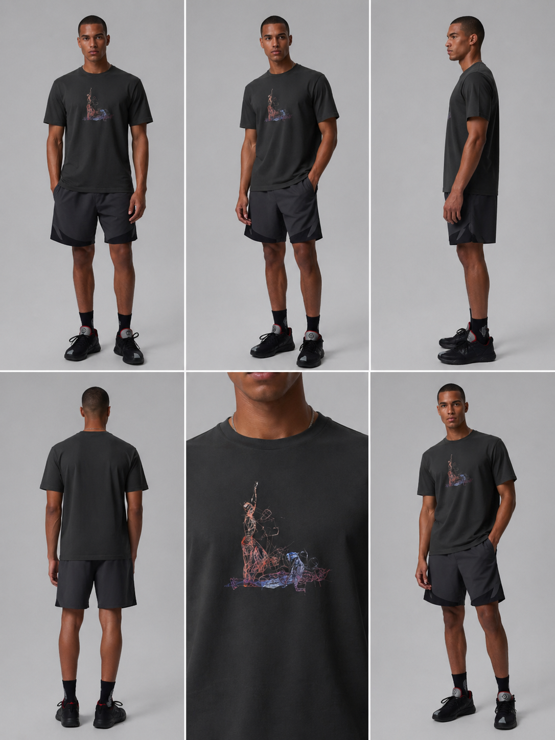RISE OVER — Classic Regular Fit T-Shirt Men
