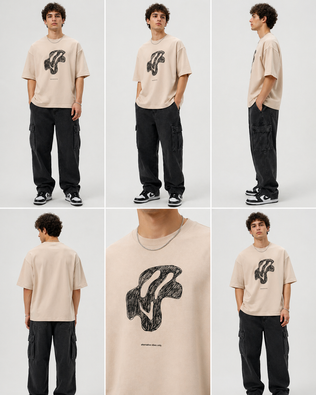 VOID CORE - Premium Oversized Round Neck T-Shirt Unisex