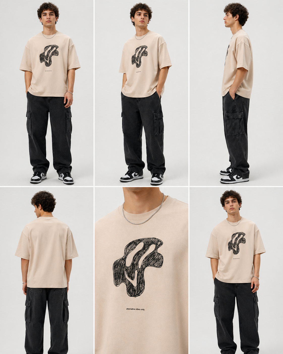 VOID CORE - Premium Oversized Round Neck T-Shirt Unisex