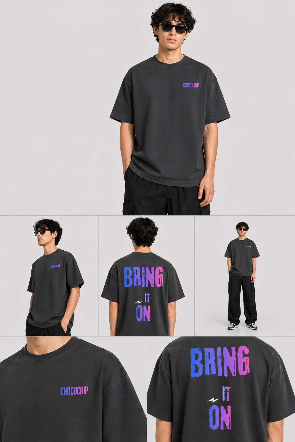 BRING IT ON - Premium Oversized Round Neck T-Shirt Unisex