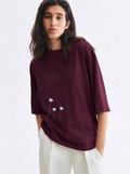 WILD WHISPER - Oversized Round Neck T-Shirt Women