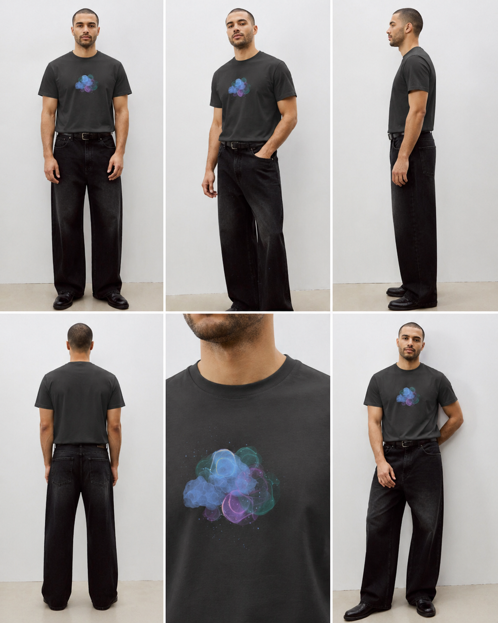 AURA DRIFT - Classic Regular Fit T-Shirt Men