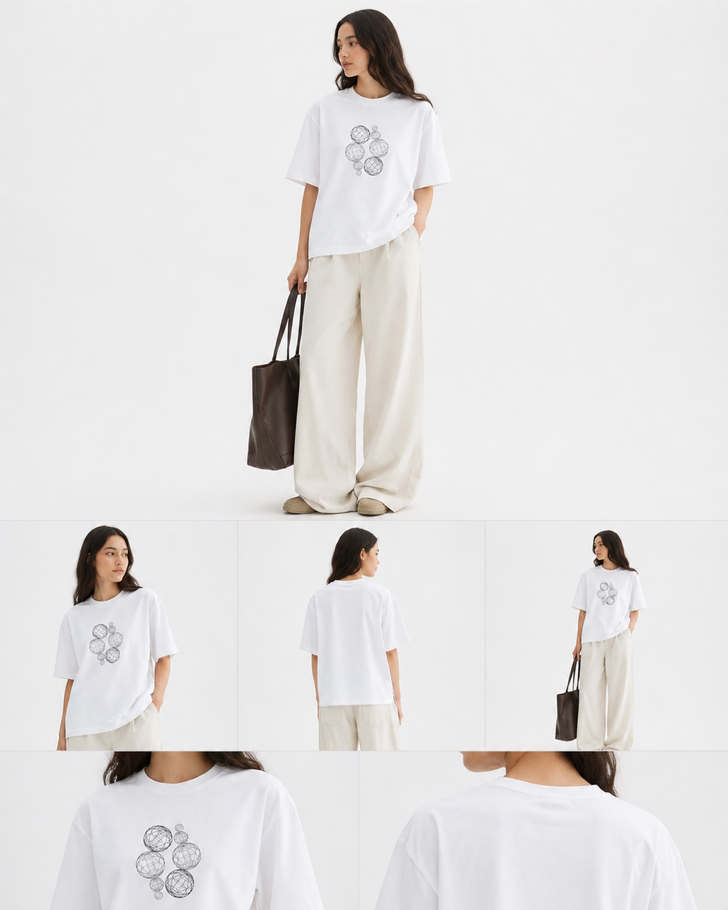 ORBIT FLOW - Premium Oversized Round Neck T-Shirt Unisex