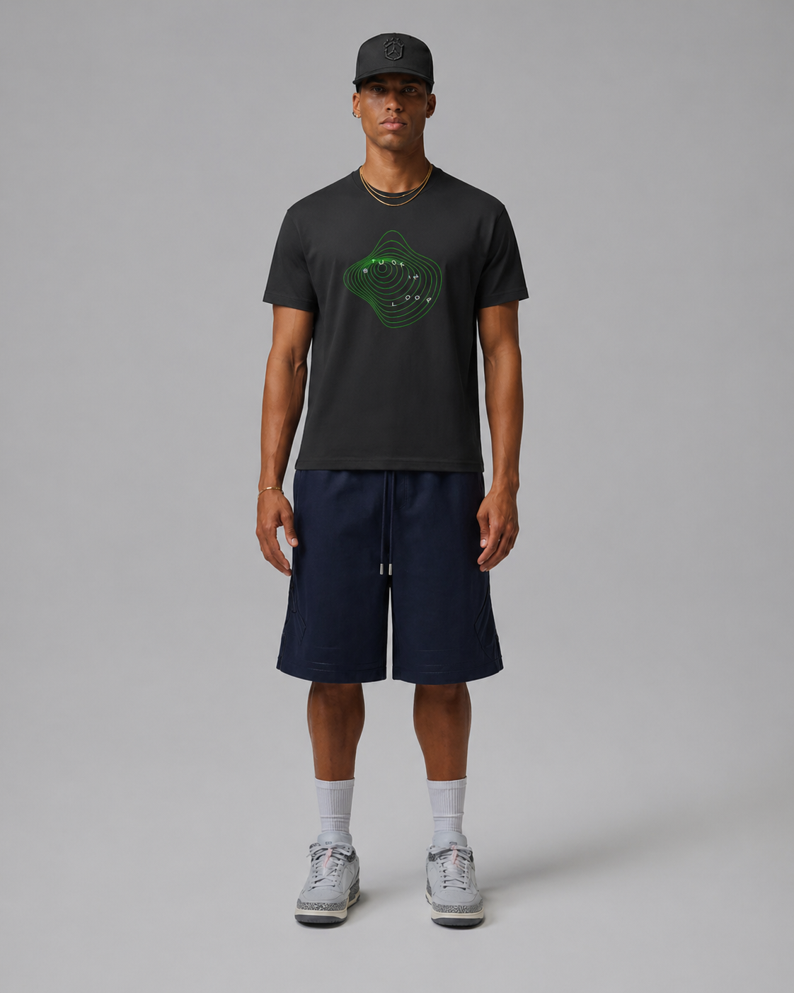 STUCK IN LOOP - Classic Regular Fit T-Shirt Men