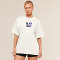 SLAY DAY - Premium Oversized Round Neck T-Shirt Women