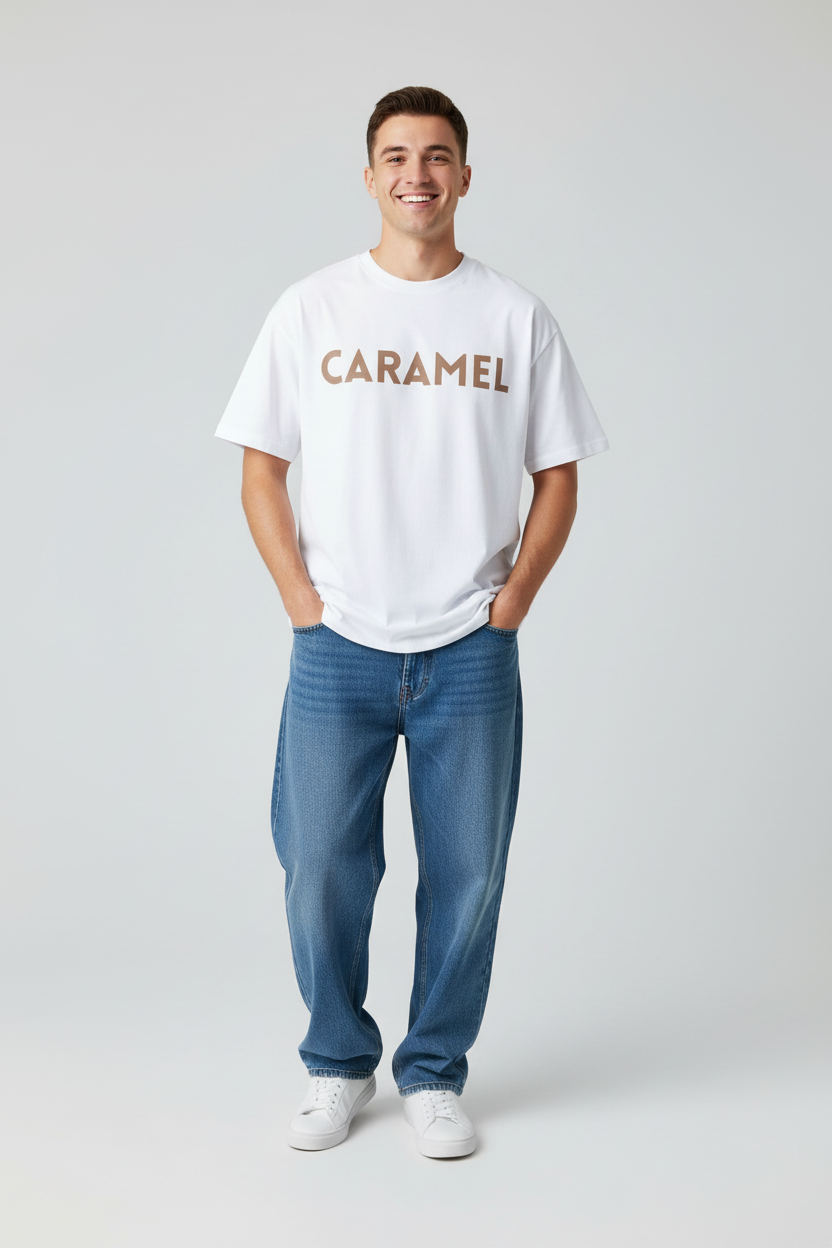 "Caramel" Oversized T-Shirt