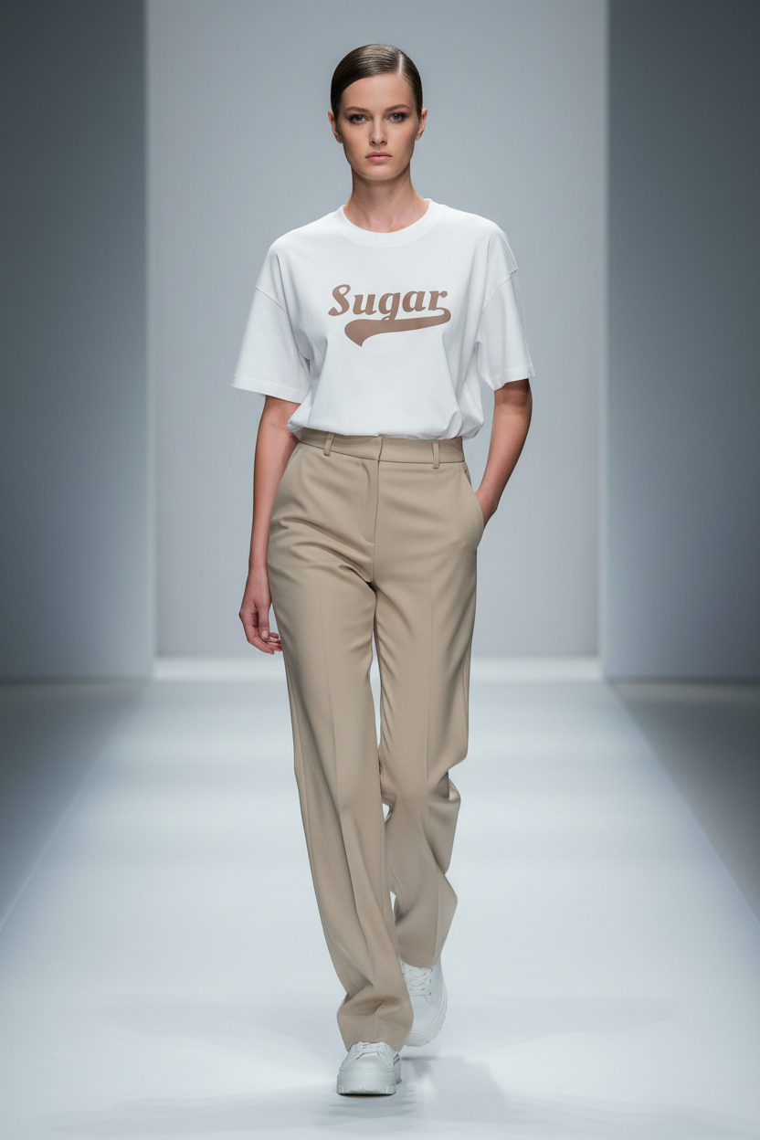 Sugar Oversized T-Shirt: Sweet Style, Bold Statement