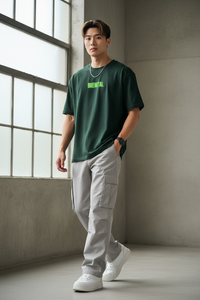 BREWTAL -Men's Oversized T-shirt