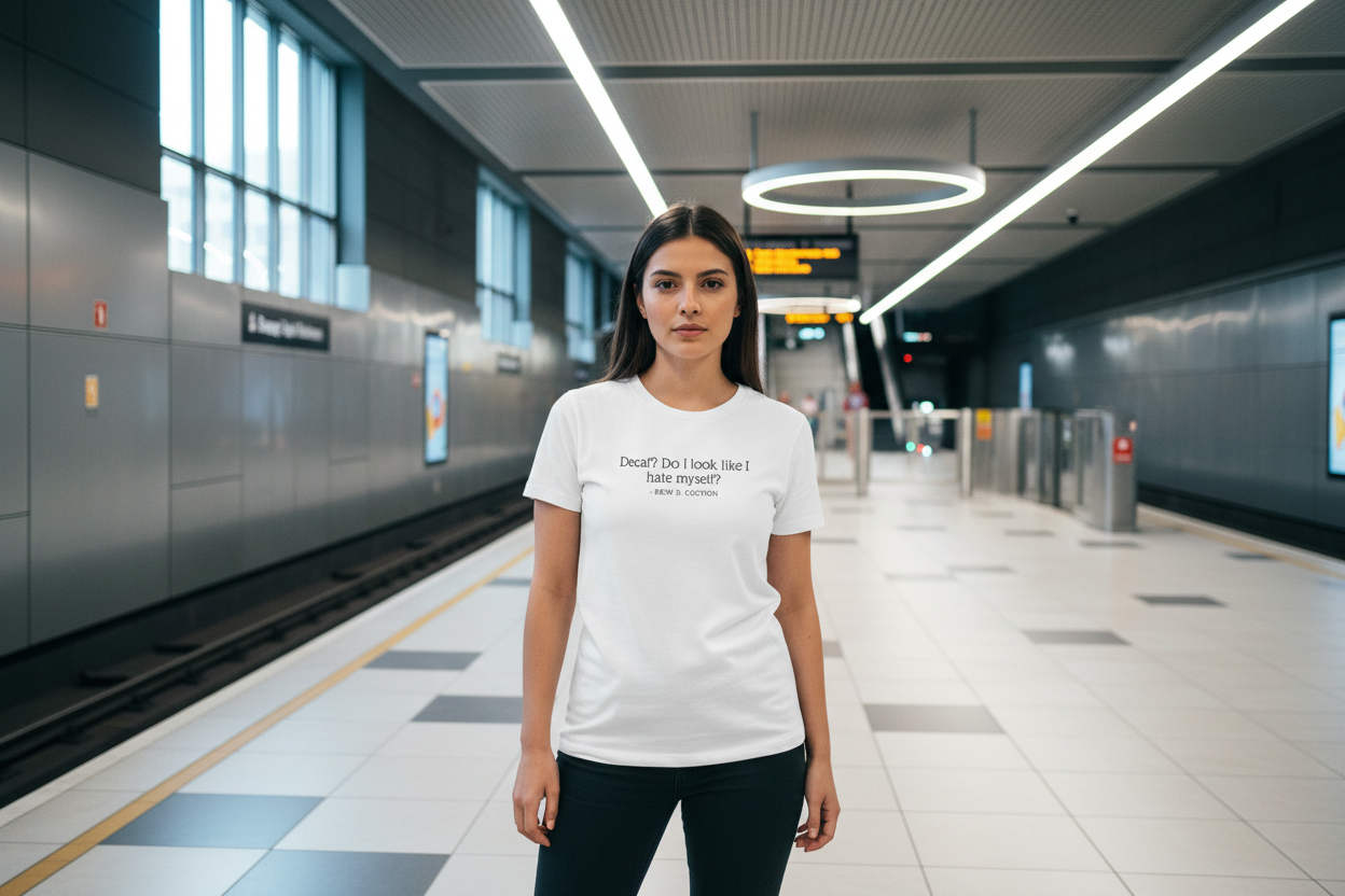 Do I look like I hate myself - Women Classic Curved Round Neck T-shirt