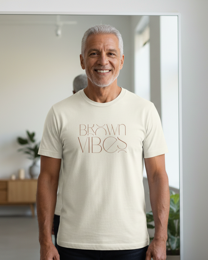 BROWN vibes - Classic Regular Fit T-Shirt Men