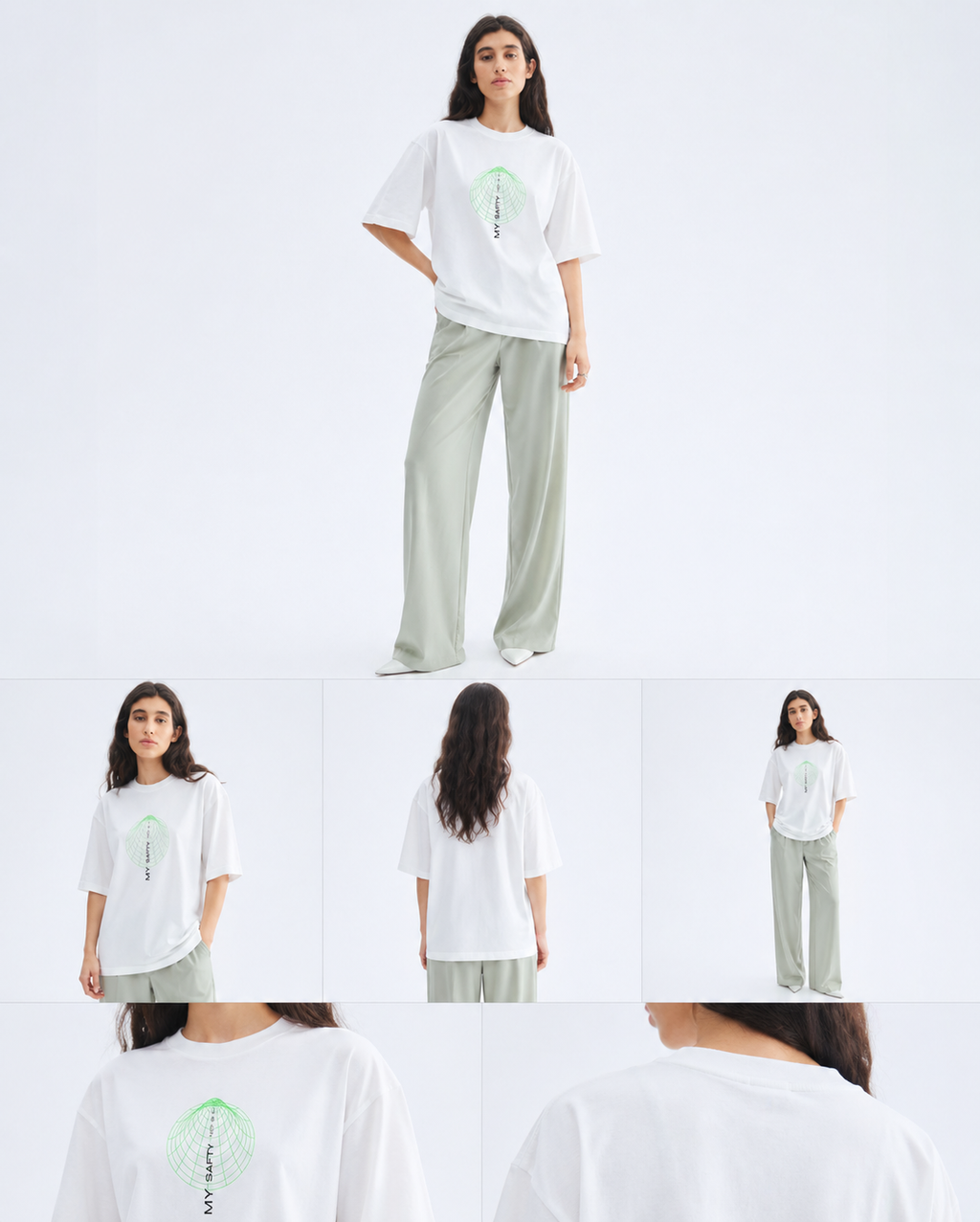 GRIDLOCK - Premium Oversized Round Neck T-Shirt Unisex