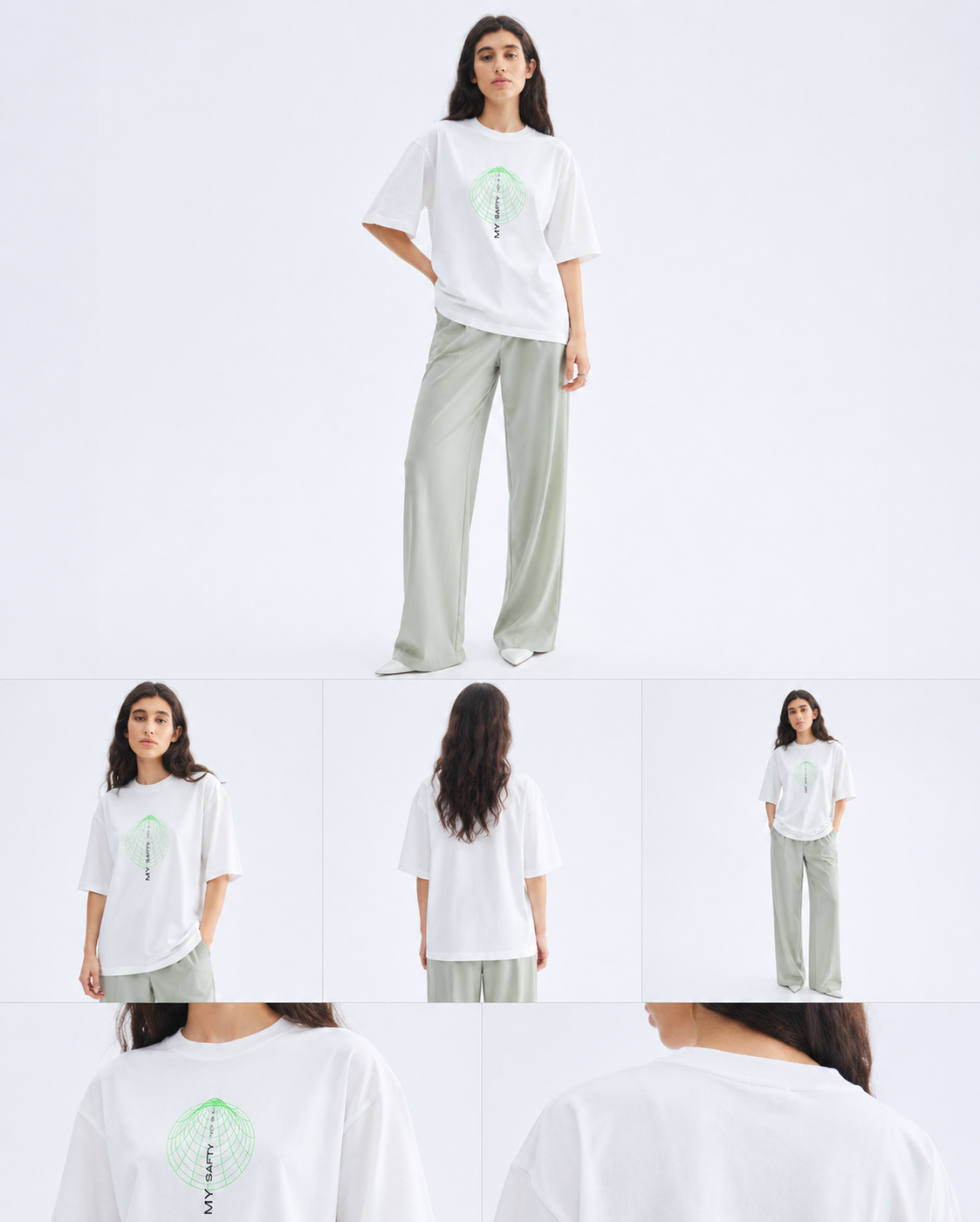 GRIDLOCK - Premium Oversized Round Neck T-Shirt Unisex