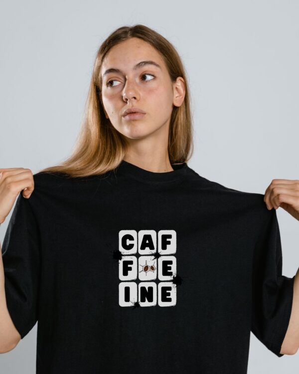 "CAFFEINE" Oversized T-Shirt