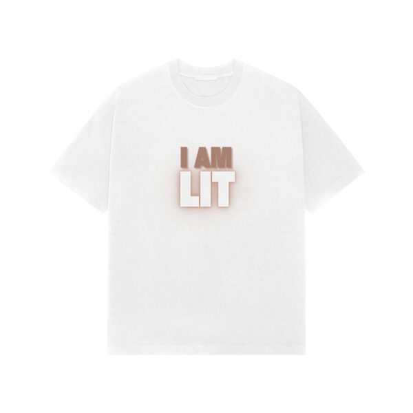 "I AM LIT" - Premium Oversized T-Shirt