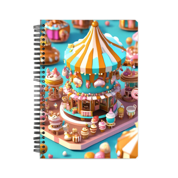 Cupcake Carnival – Spiral Notebook